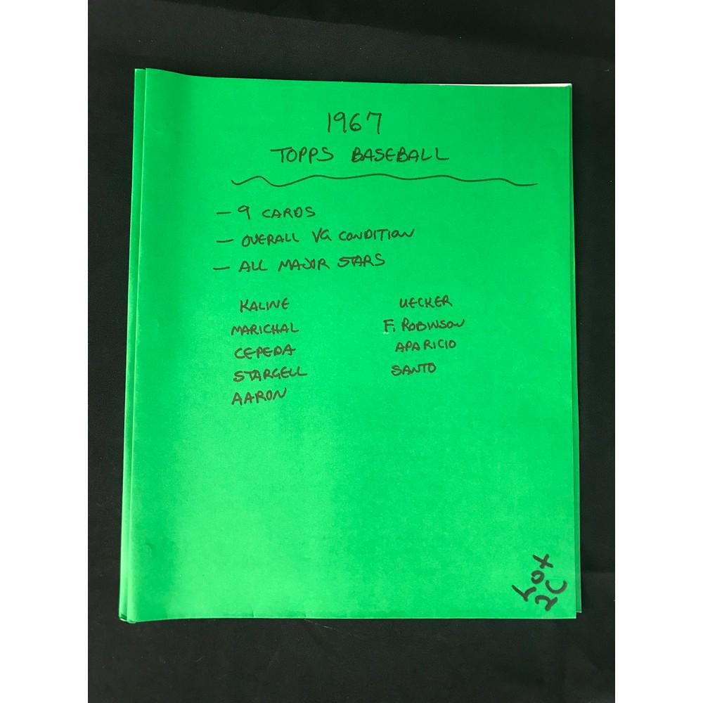 9 1967 Topps Baseball Stars (1 of 2)