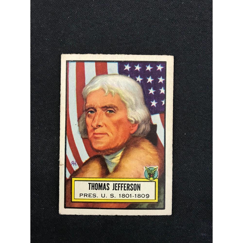 1952 Topps Look N See Thomas Jefferson (1 of 2)