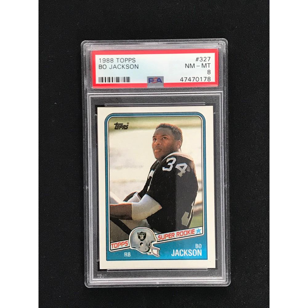 1988 Topps Bo Jackson Rookie Psa 8 (1 of 2)