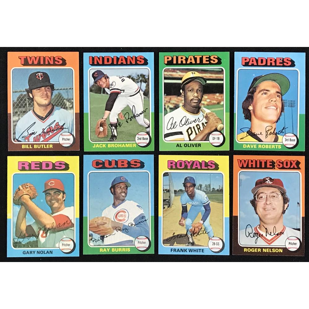 177 Different 1975 Topps Baseball Cards (1 of 4)