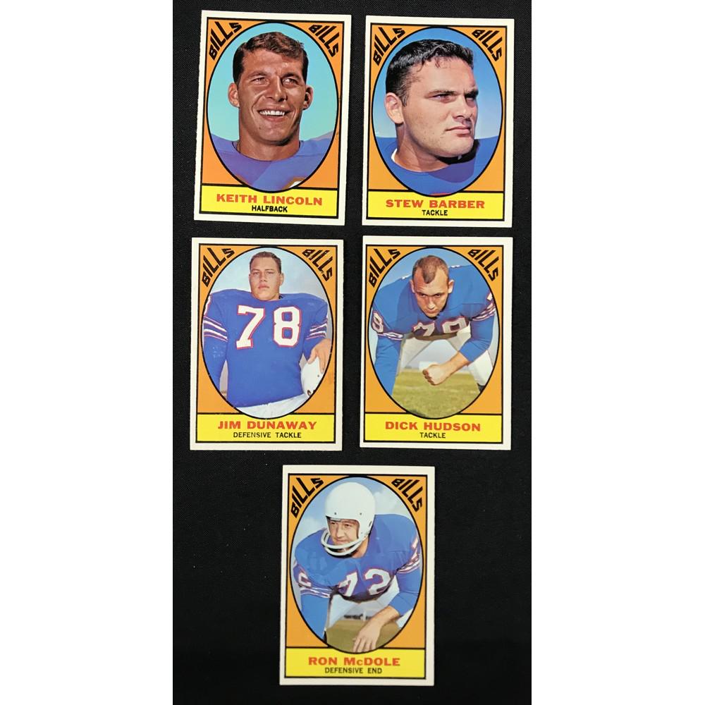 55 High Grade 1967 Topps Football Cards (1 of 2)