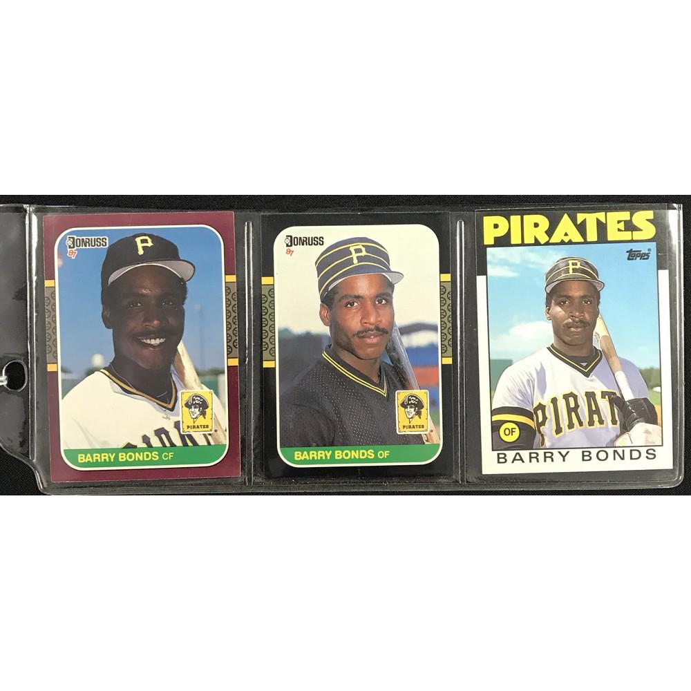 Three 1986-87 Barry Bonds Rookies (1 of 2)