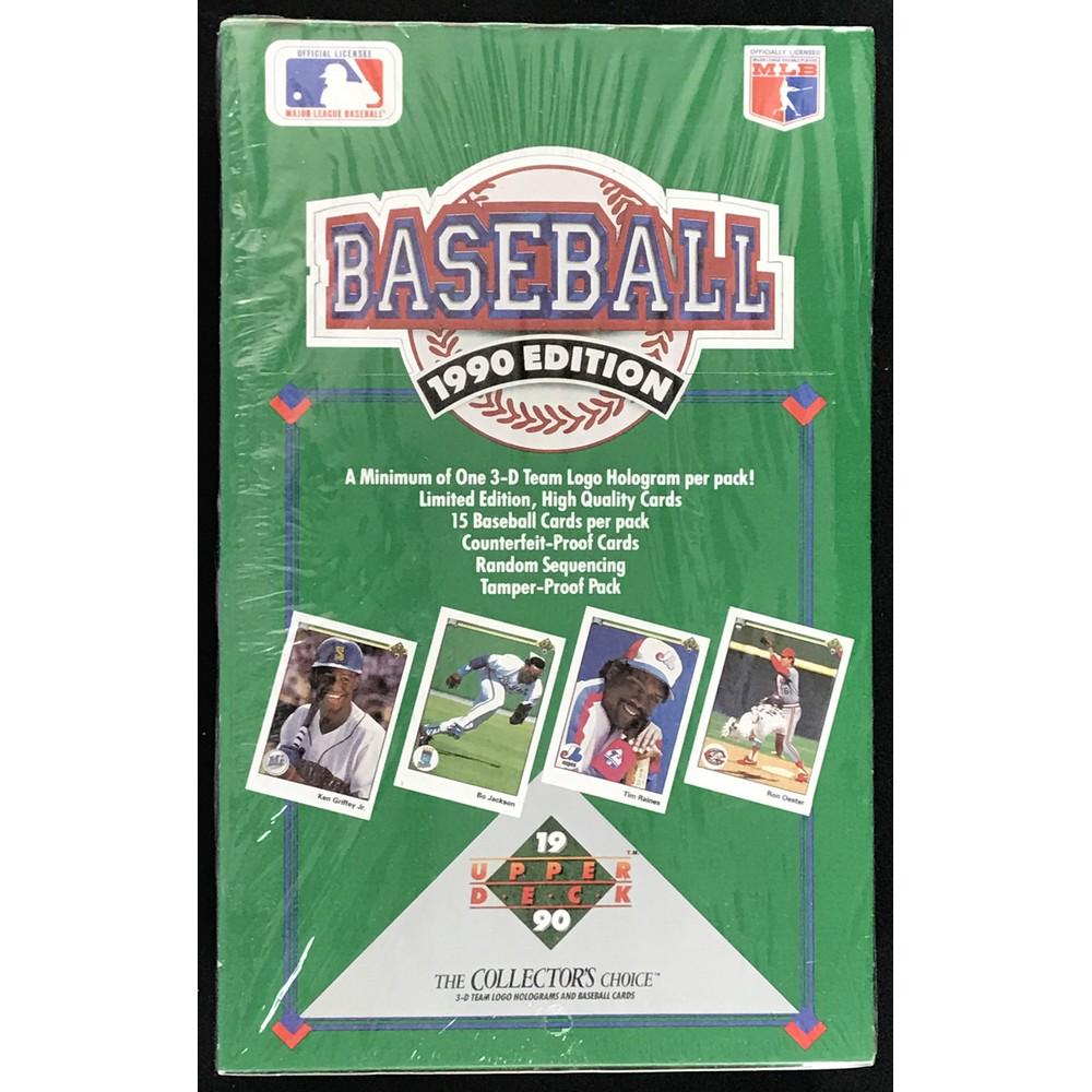 1990 Upper Deck Baseball Sealed Wax Box (1 of 2)