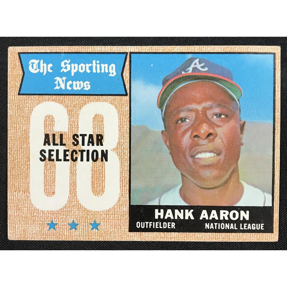 1968 Topps Hank Aaron Sporting News (1 of 2)