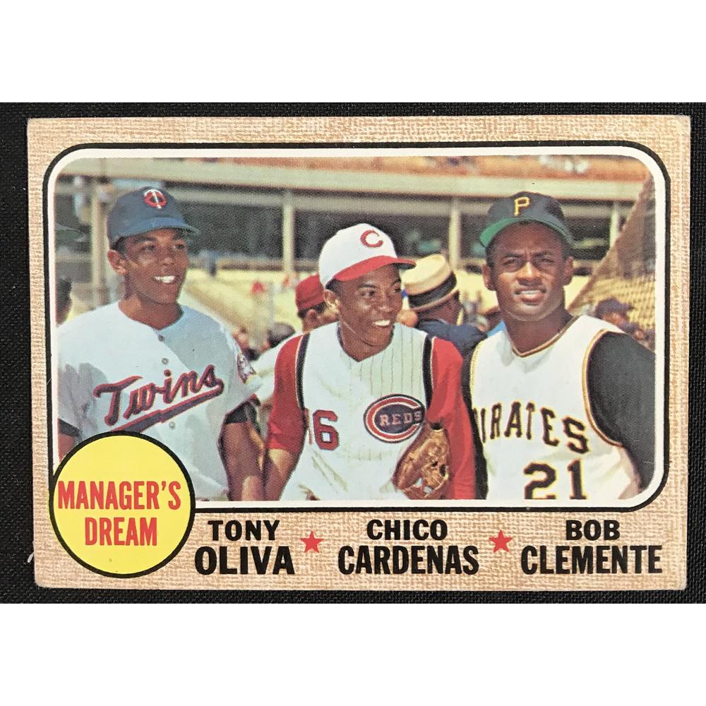 1968 Topps Managers Dream Clemente (1 of 2)