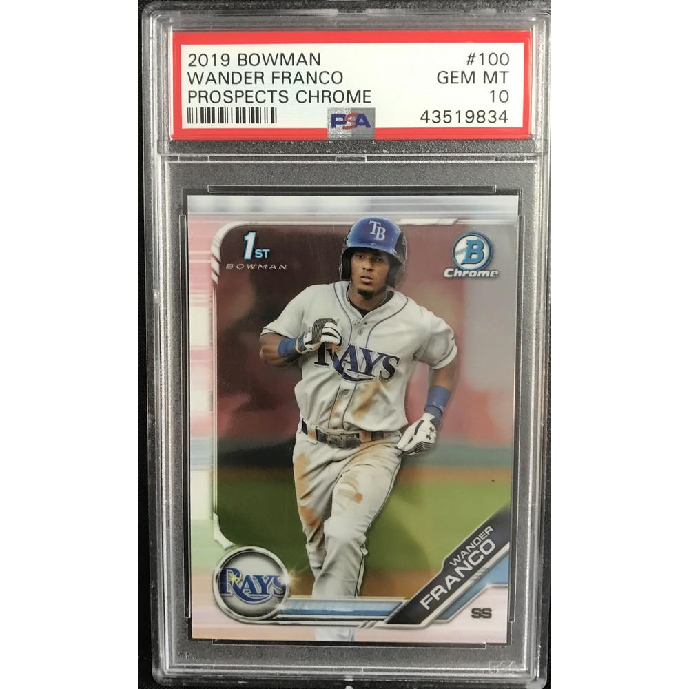 2019 Bowman Wander Franco Rookie Psa 10 (1 of 2)