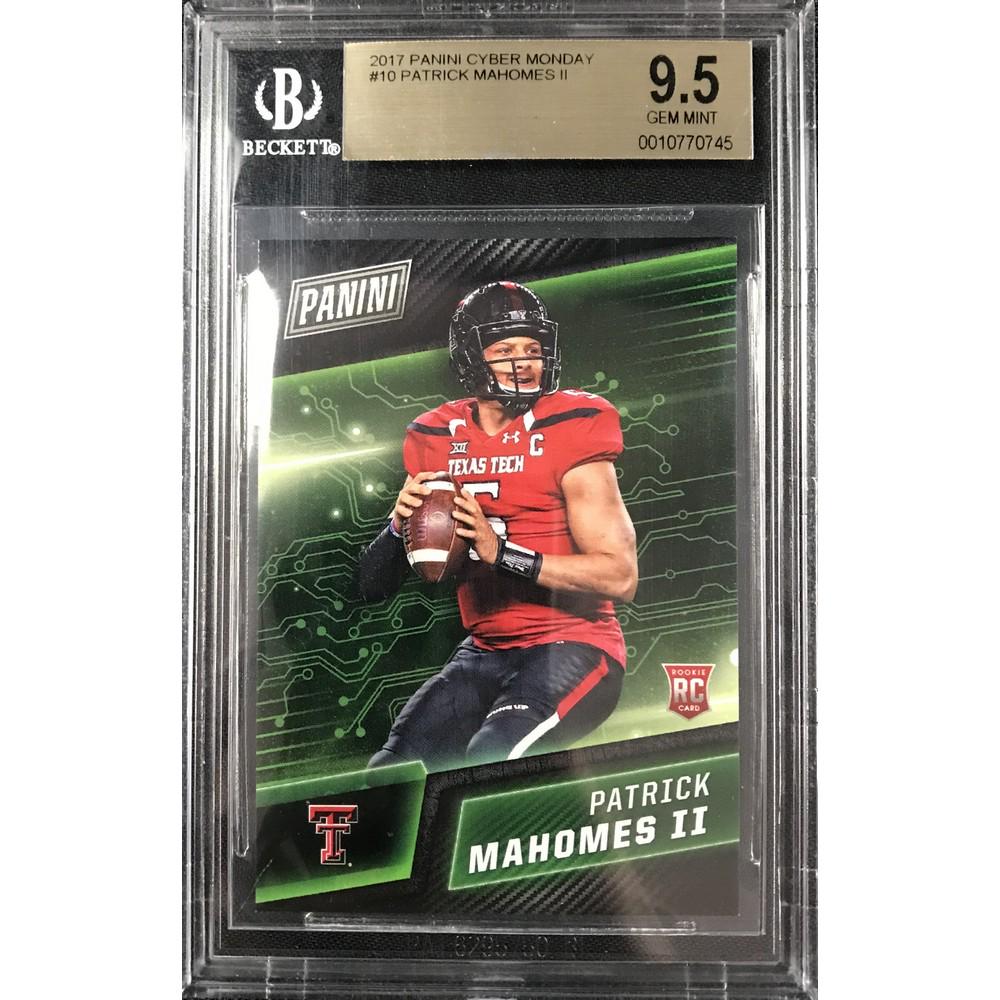 2017 Cyber Monday Patrick Mahomes Rc Bgs 9.5 (1 of 2)