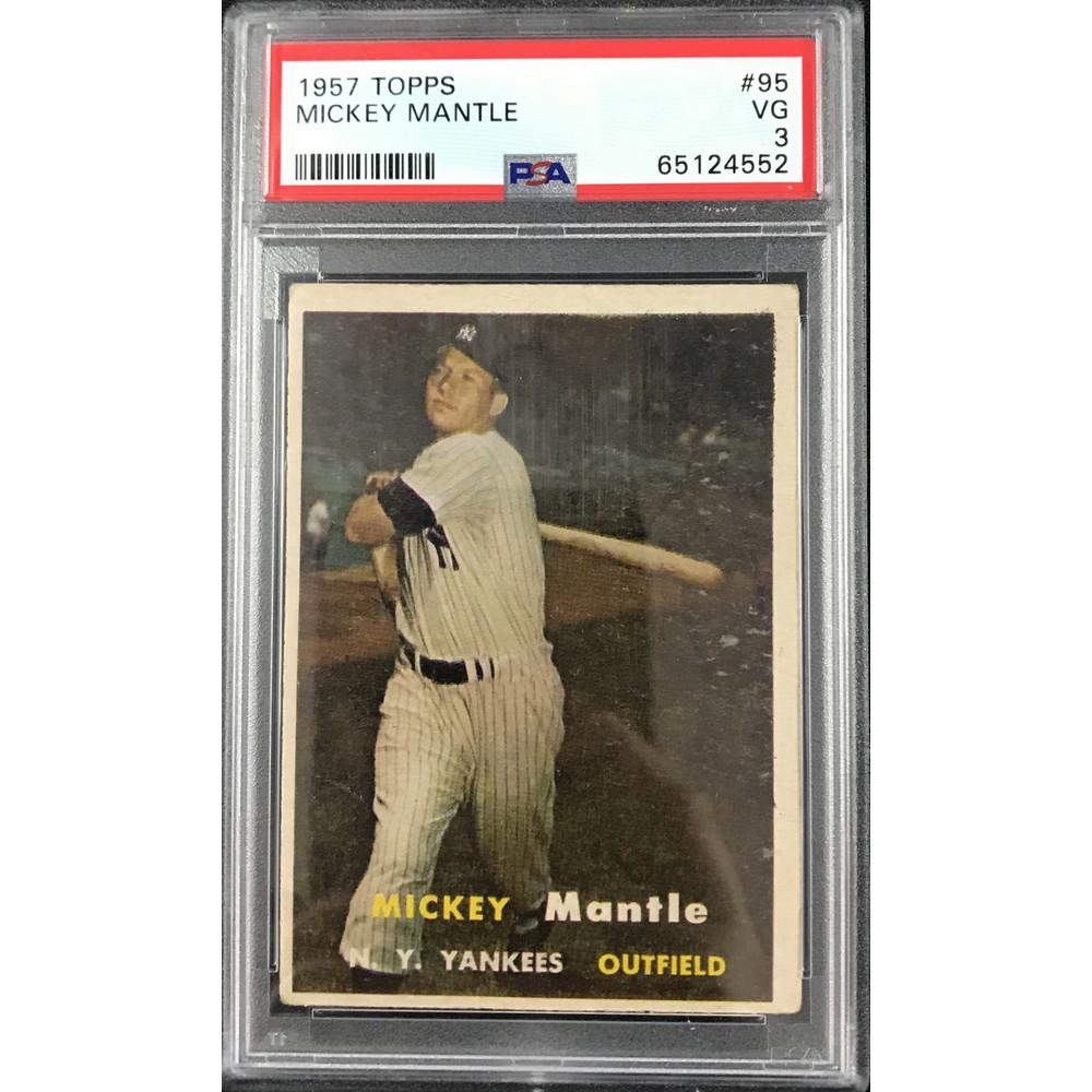 1957 Topps Mickey Mantle Psa 3 (1 of 2)
