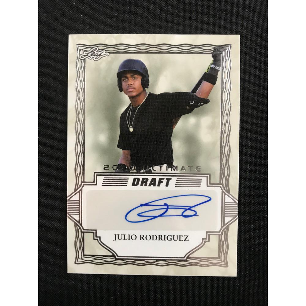 2020 Leaf Ultimate Draft Julio Rodriguez Rc Auto (1 of 2)