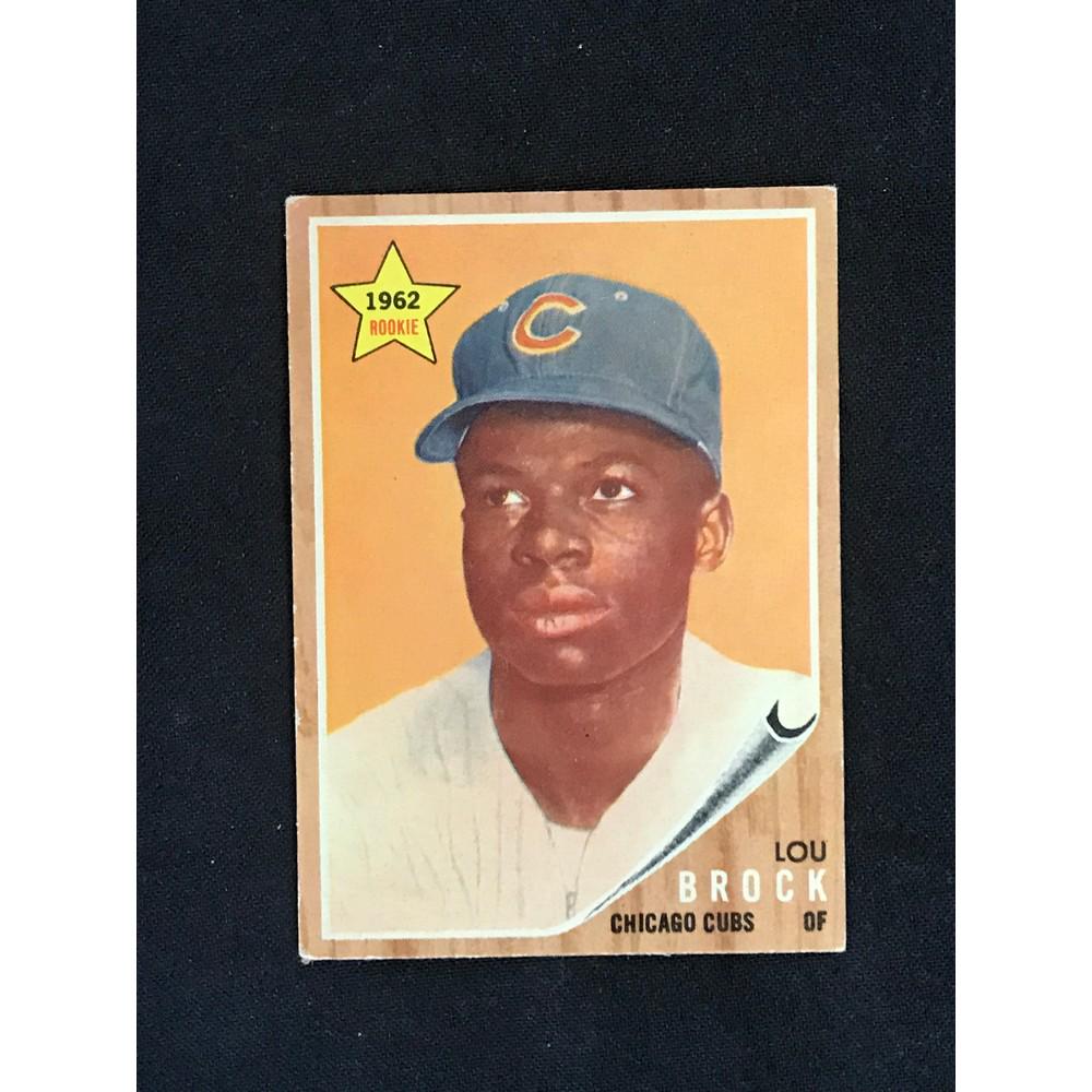1962 Topps Lou Brock Rookie (1 of 2)