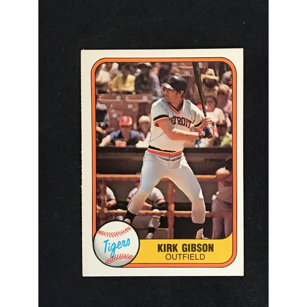 1981 Fleer Kirk Gibson Rookie Mint: 1981 Fleer Kirk Gibson Rookie Mint