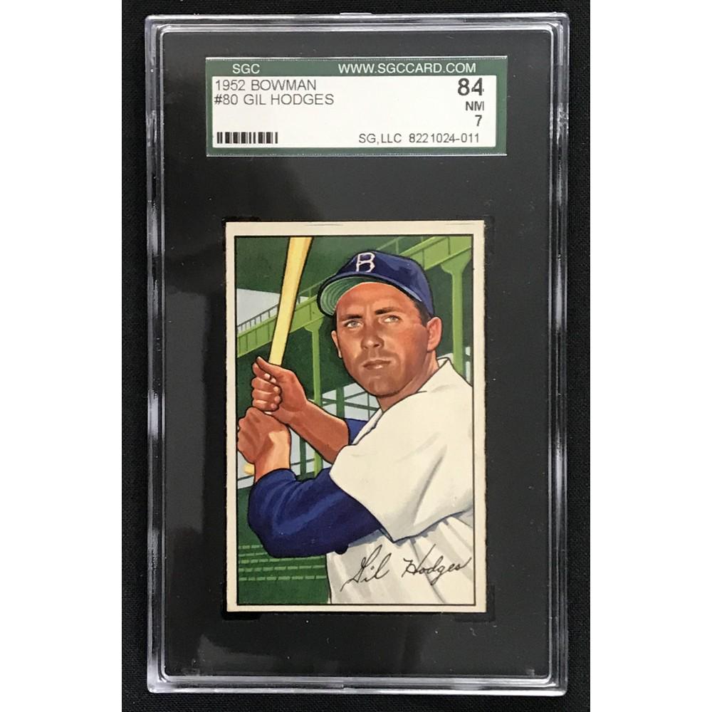 1952 Bowman Gil Hodges Sgc 7 (1 of 2)