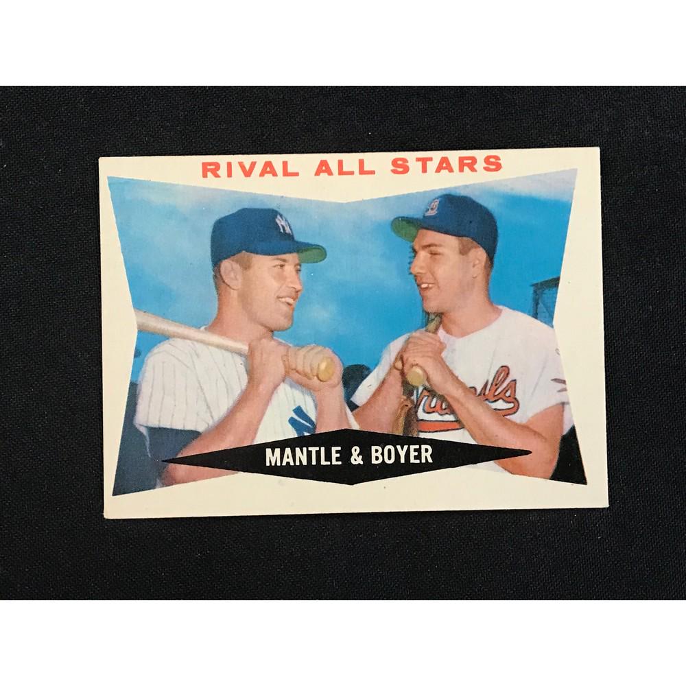 1960 Topps Mantle/boyer Rivals (1 of 2)