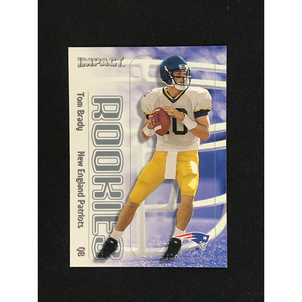 2000 Fleer Impact Tom Brady Rc High Grade (1 of 2)