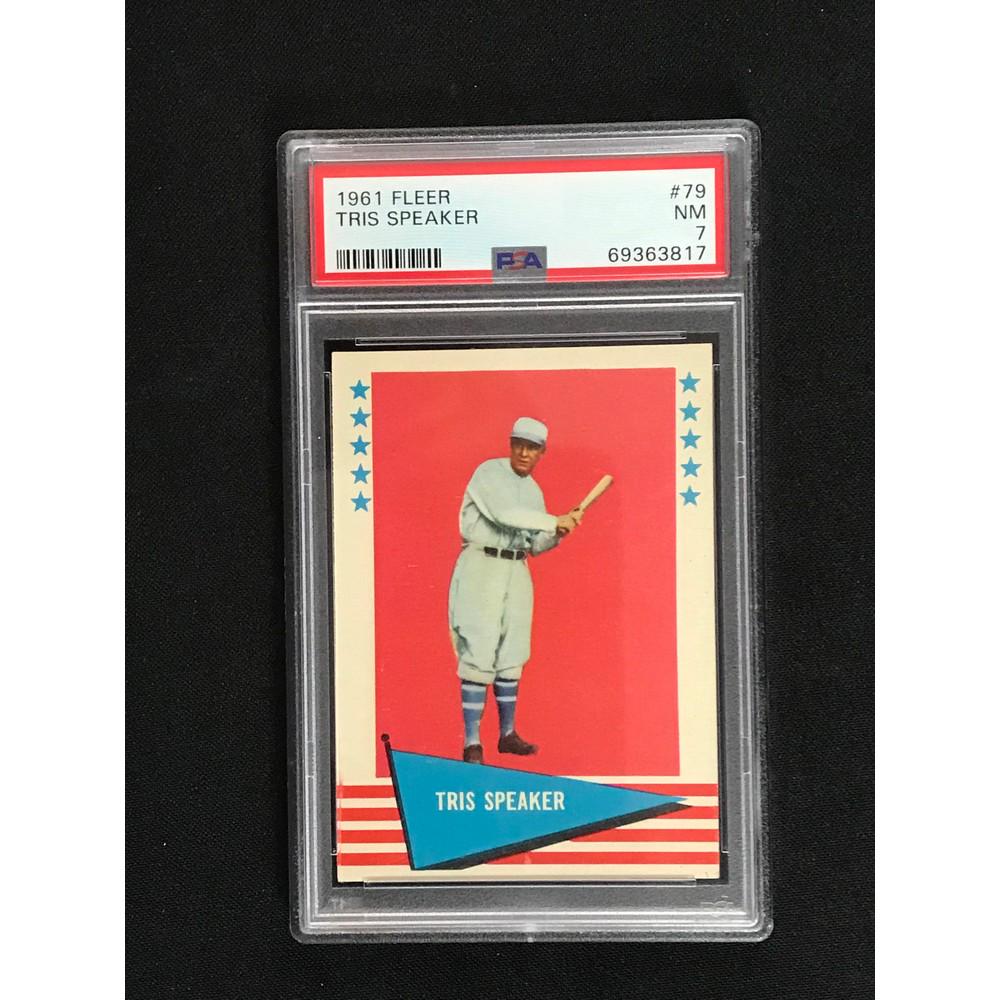 1961 Fleer Tris Speaker Psa 7 (1 of 2)