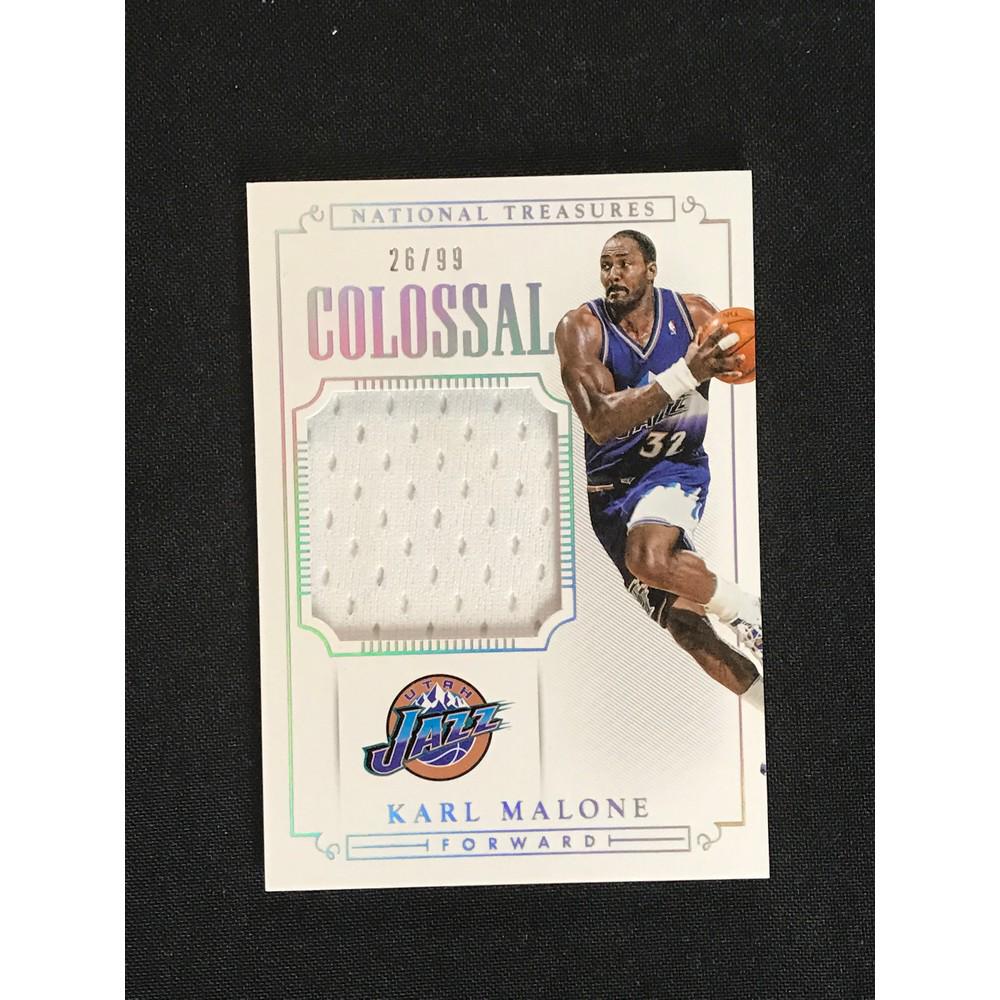2014-15 Karl Malone Game Used Card (1 of 2)
