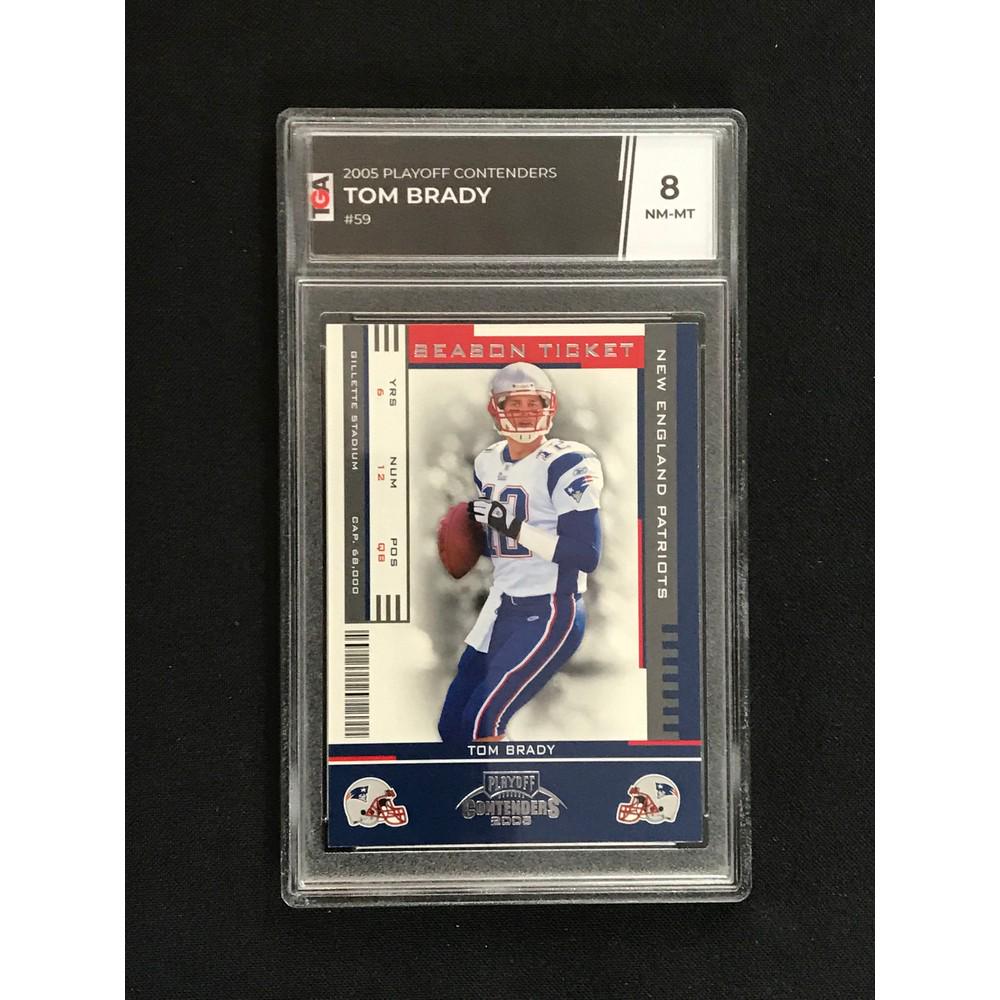 2005 Playoff Contenders Tom Brady Tga 8 (1 of 2)