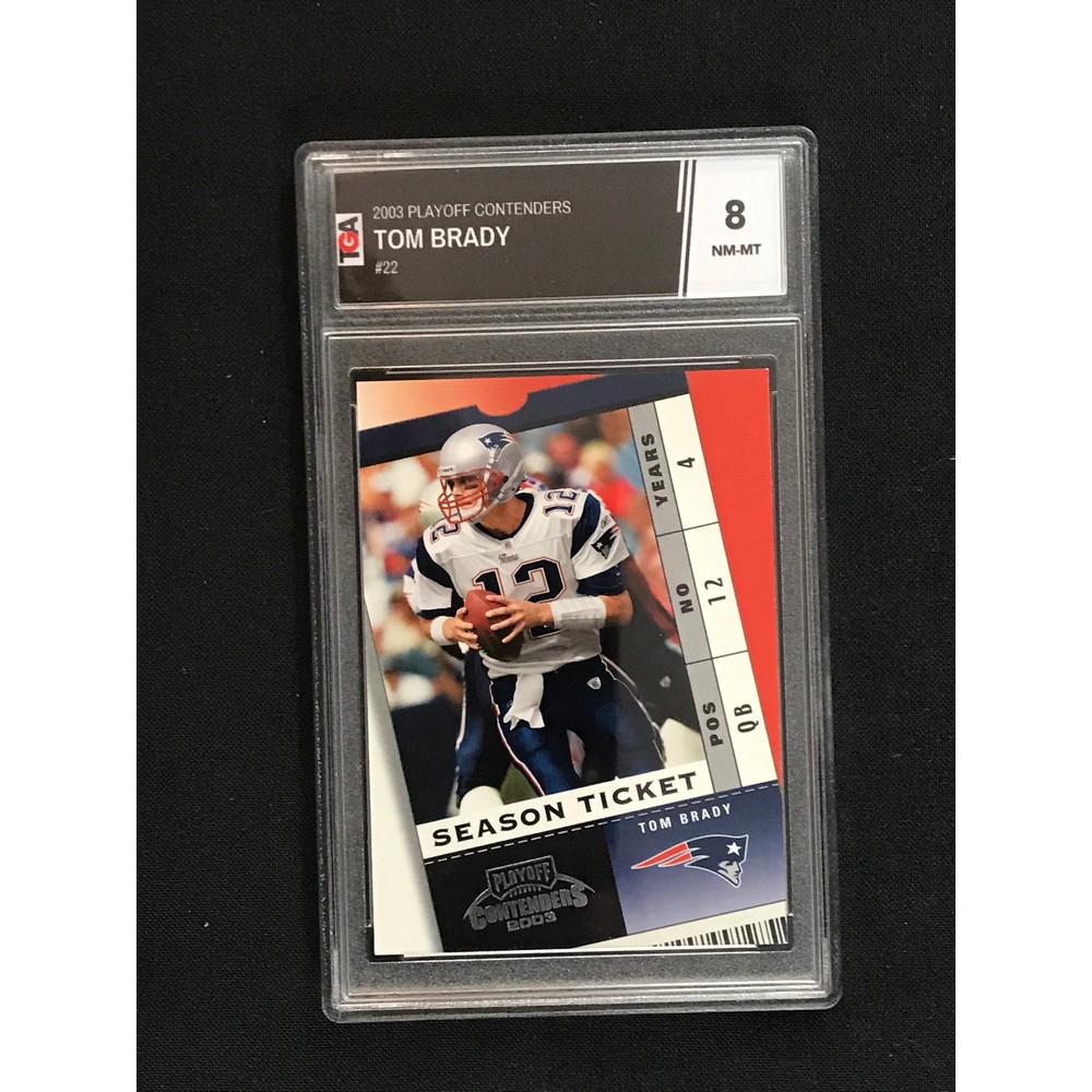 2003 Contenders Tom Brady Tga 8 (1 of 2)