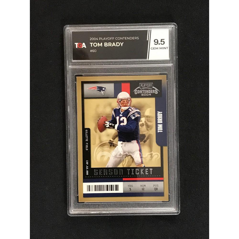 2004 Contenders Tom Brady Tga 9.5 (1 of 2)