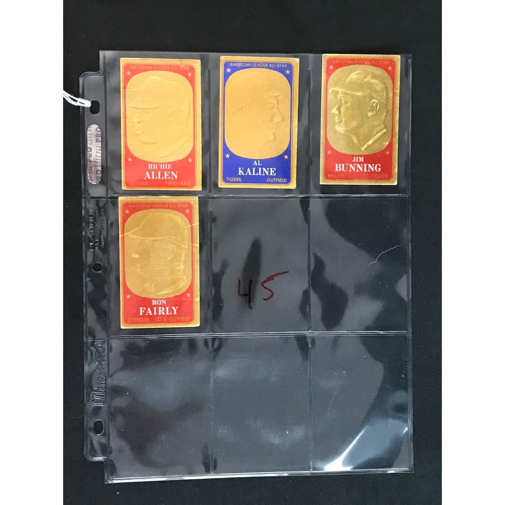 4 1965 Topps Embossed Hof Cards (1 of 2)