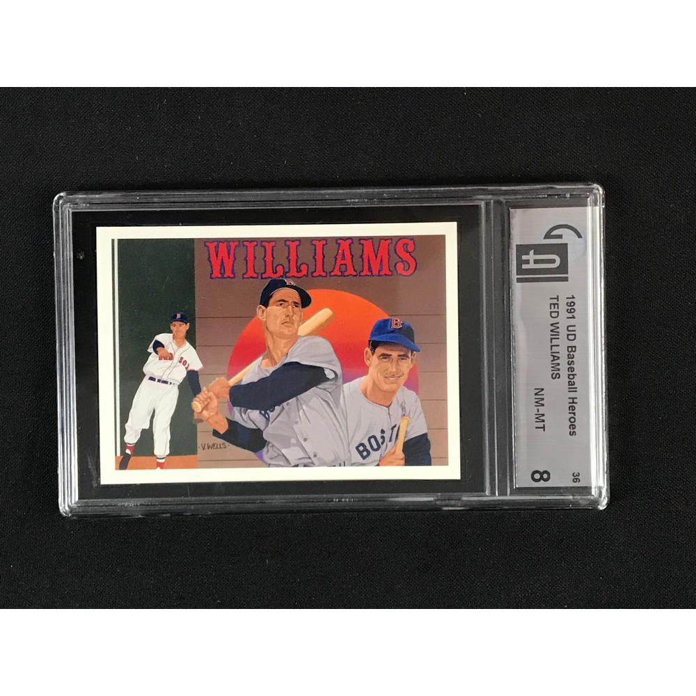 1991 Ud Baseball Heroes Ted Williams Gai 8 (1 of 2)