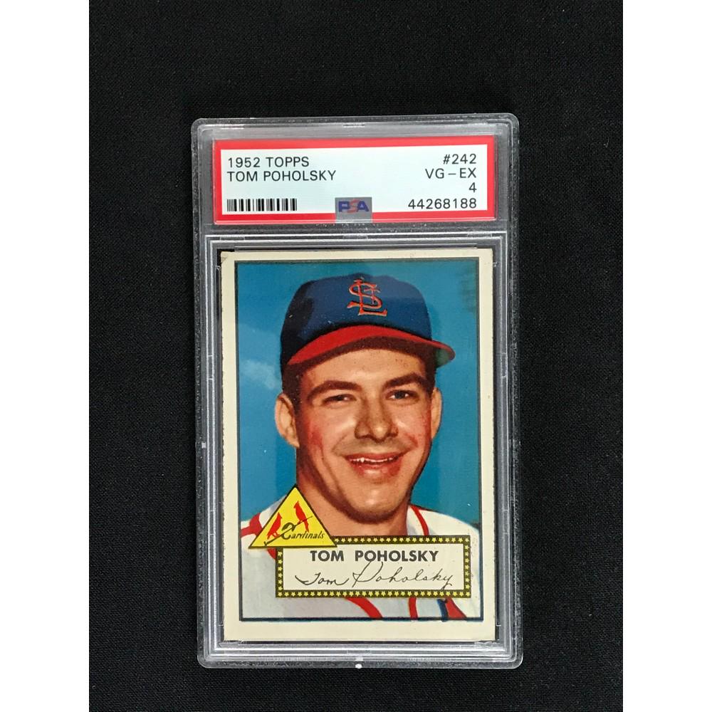 1952 Topps Tom Poholsky Psa 4 (1 of 2)