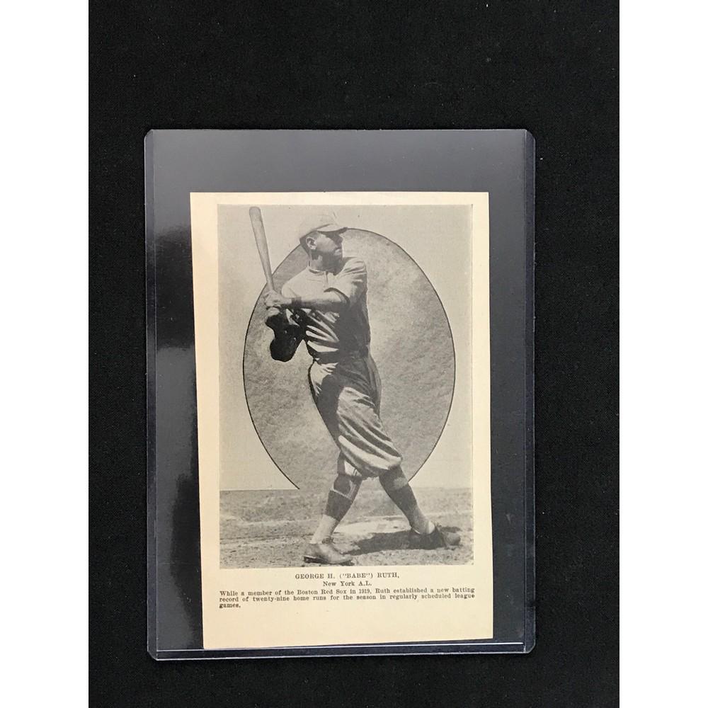 1920 Reach Photo Babe Ruth In Yankees Uniform (1 of 1)