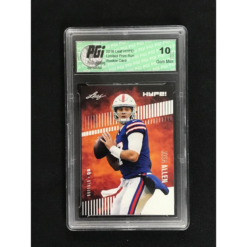 2018 Leaf Hype Josh Allen Rc Pgi 10 (1 of 2)