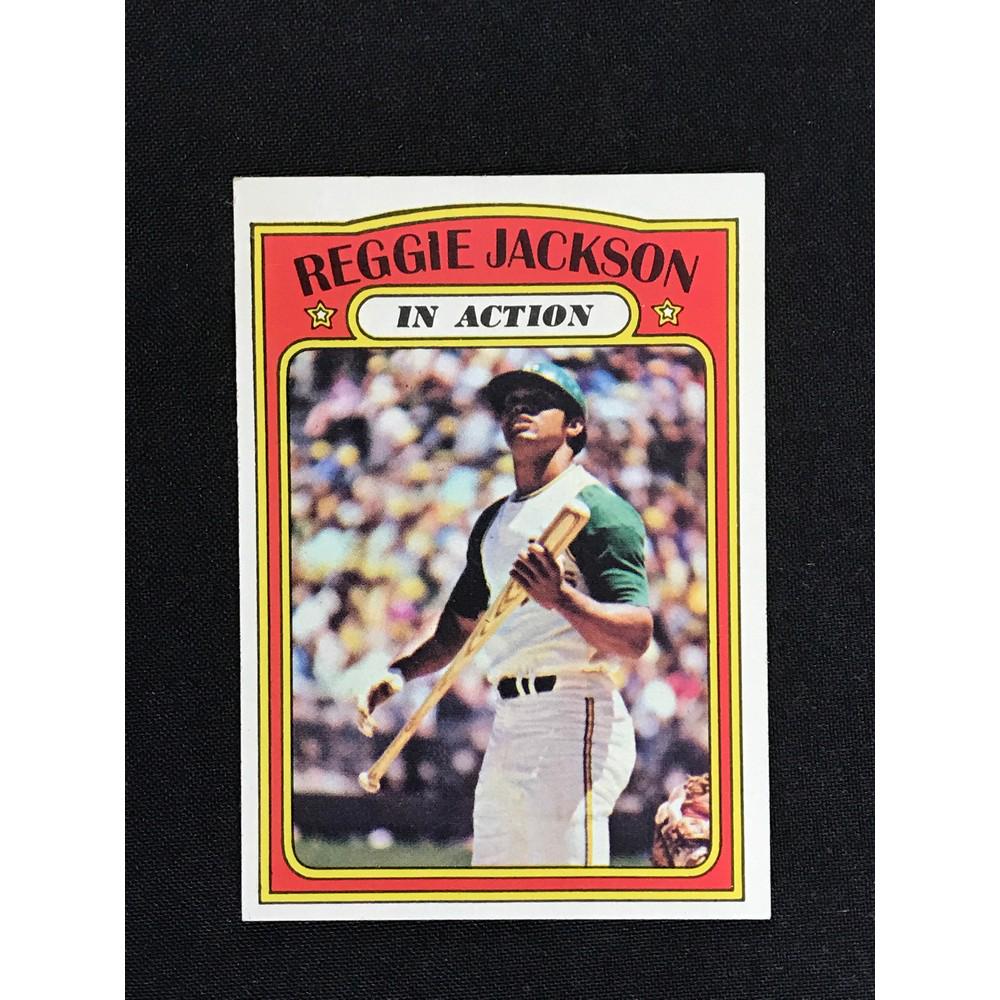 1972 Topps Reggie Jackson In Action (1 of 2)
