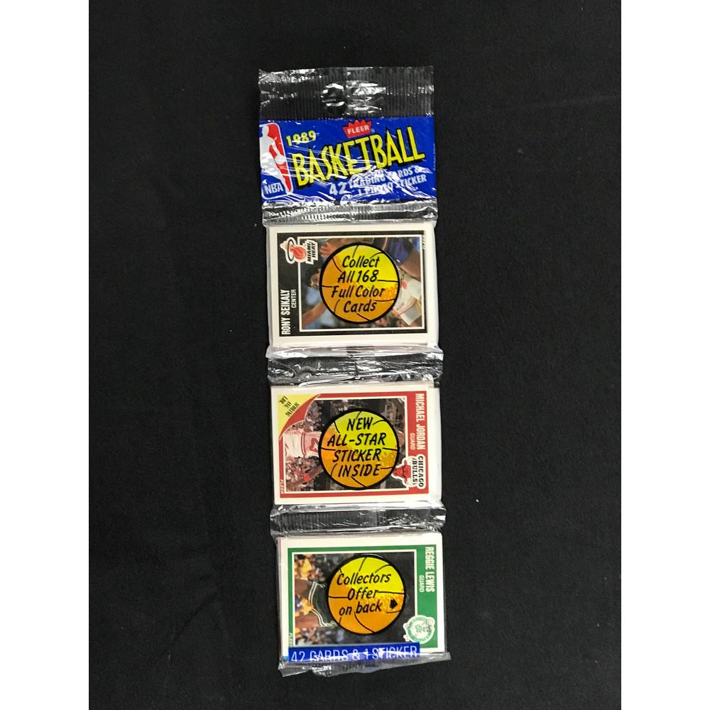 1989 Fleer Basketball Sealed Rack Pack (1 of 2)