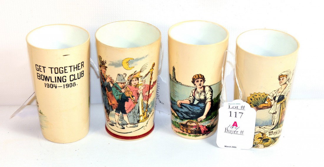 Four Villeroy and Bach Tumblers: Four Villeroy and Bach Tumblers