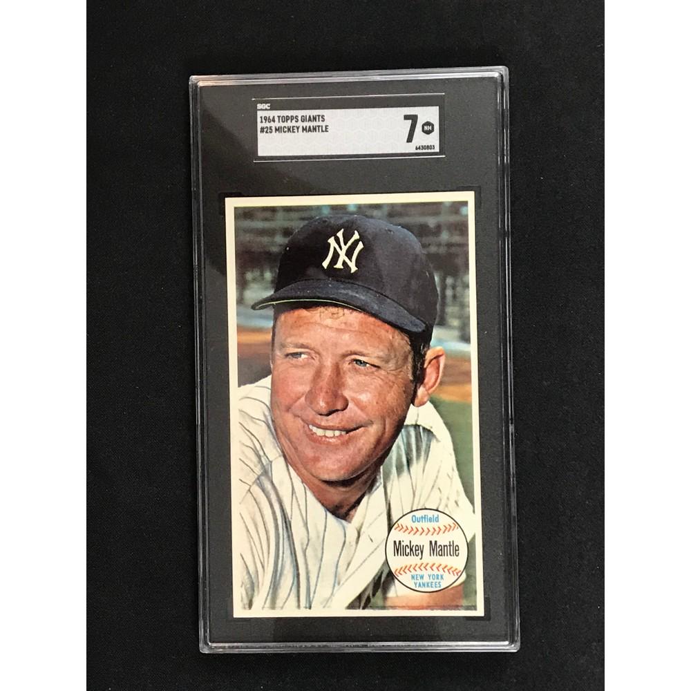 1964 Topps Giants Mickey Mantle Sgc 7 (1 of 2)