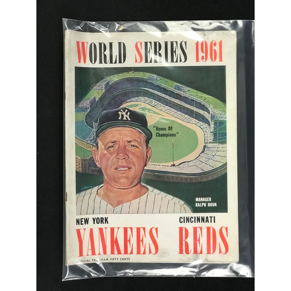 1961 Yankees Vs. Reds World Series Program (1 of 2)