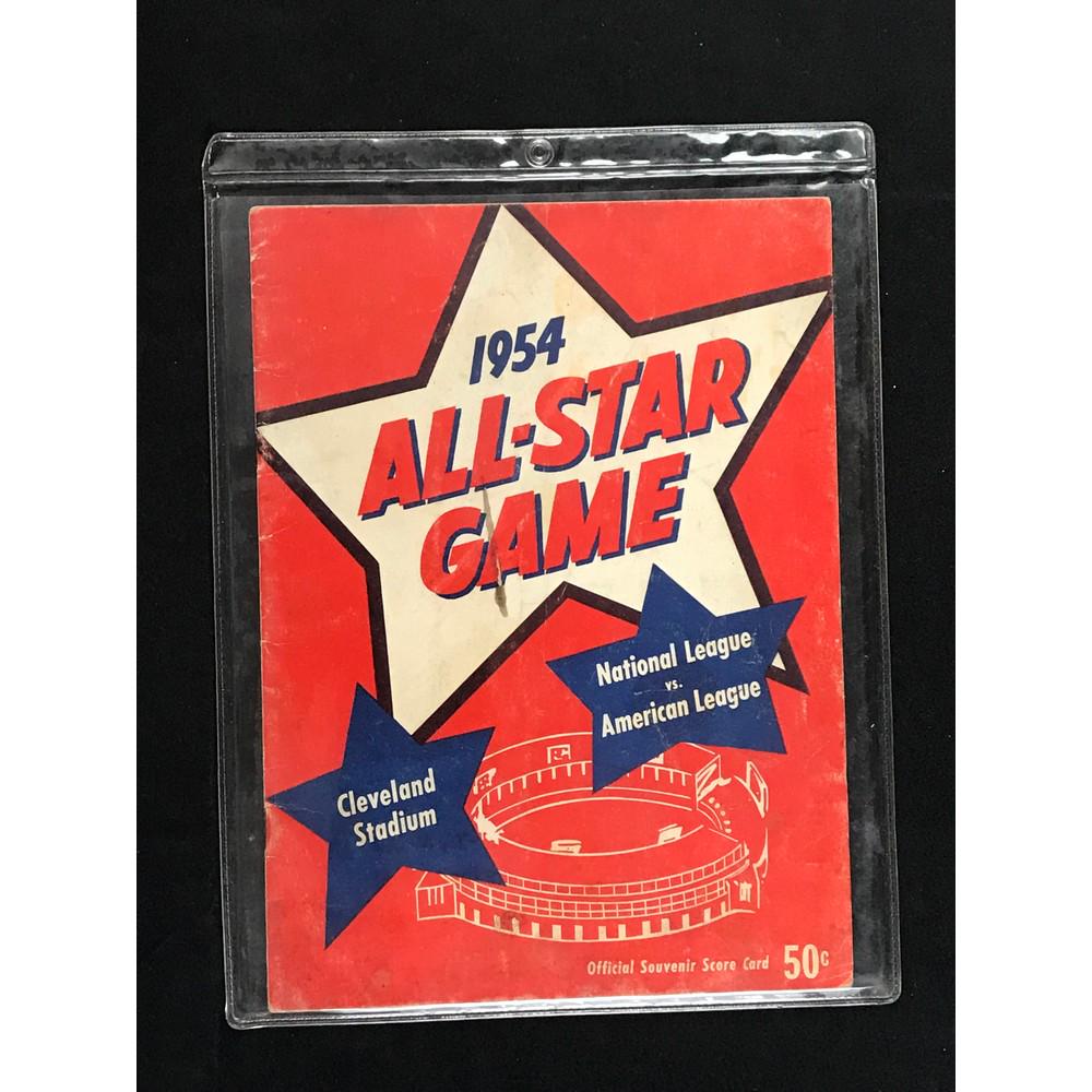 1954 Mlb All Star Game Program Auction