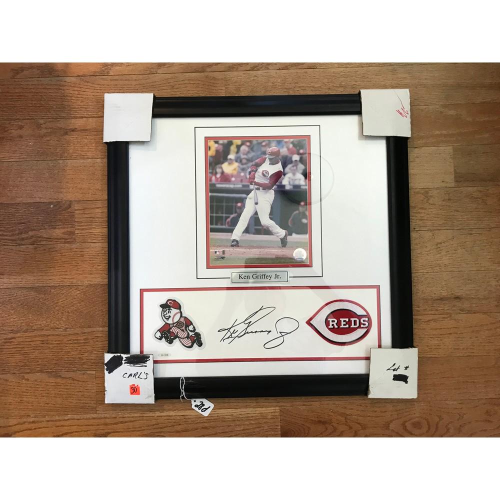 Ken Griffey Jr. Framed And Signed Display With Coa (1 of 3)
