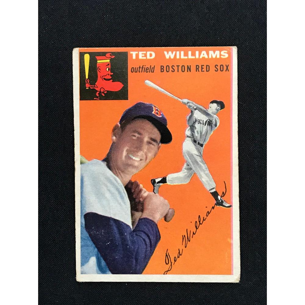 1954 Topps Ted Williams Crease Free (1 of 2)