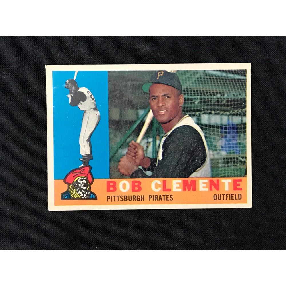1960 Topps Roberto Clemente Crease Free (1 of 2)