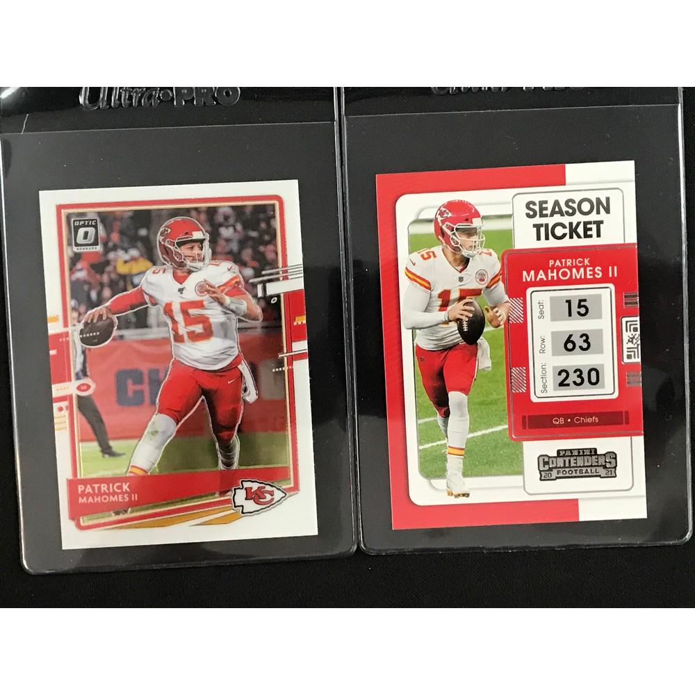 Two Patrick Mahomes Cards: Two Patrick Mahomes Cards