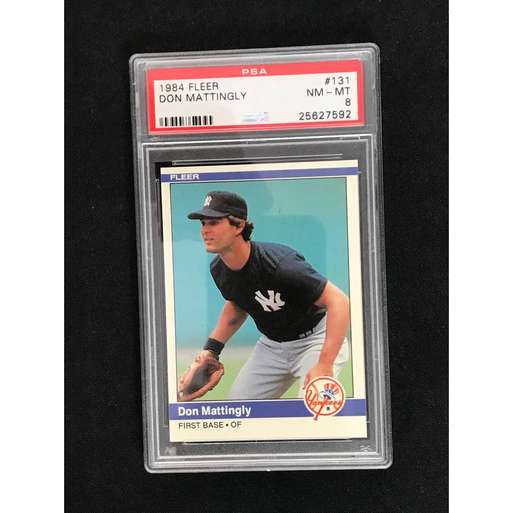 1984 Fleer Don Mattingly Rookie Psa 8: 1984 Fleer Don Mattingly Rookie Psa 8