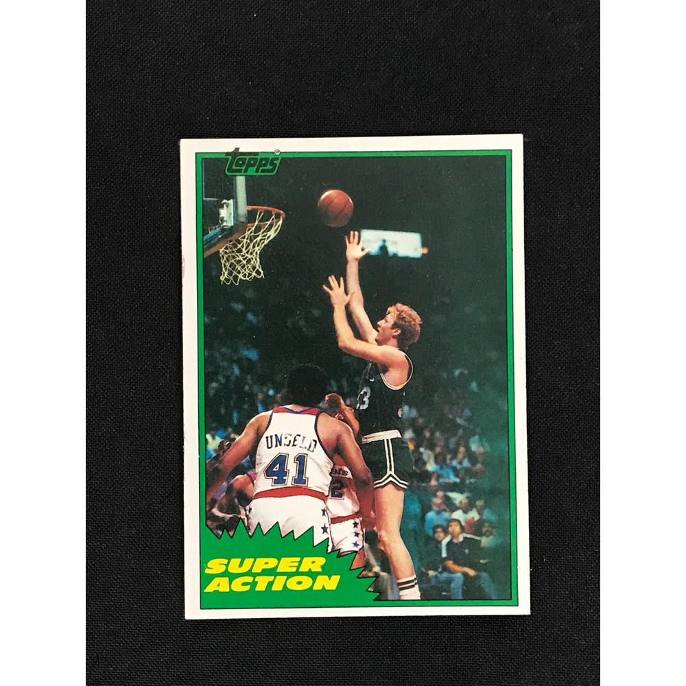 1981 Topps Larry Bird Super Action (1 of 2)