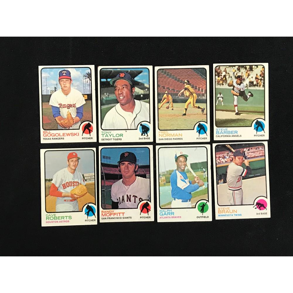 285 1973 Topps Baseball Cards Partial Set (1 of 4)