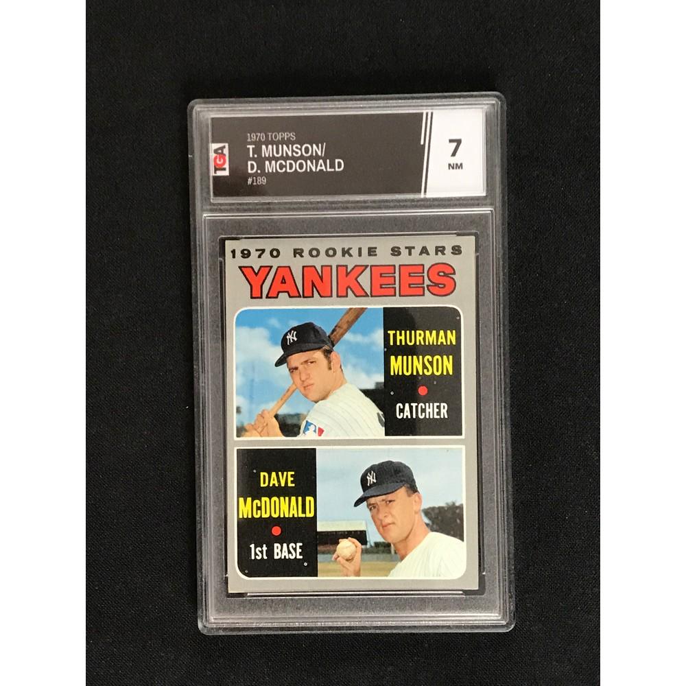 1970 Topps Thurman Munson Rc Tga 7 (1 of 2)