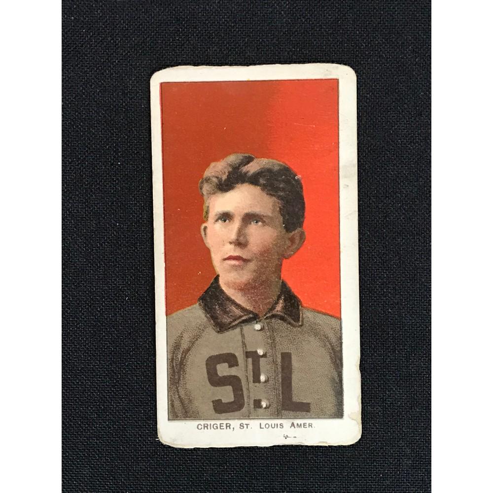 1909-11 T206 Lou Criger Sovereign Back (1 of 2)