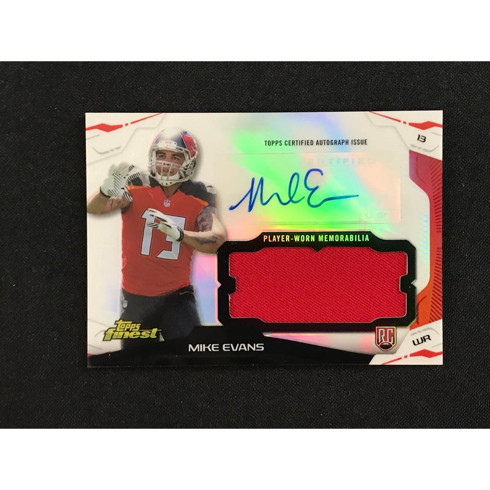 2014 Topps Finest Mike Evans Rc/auto (1 of 2)