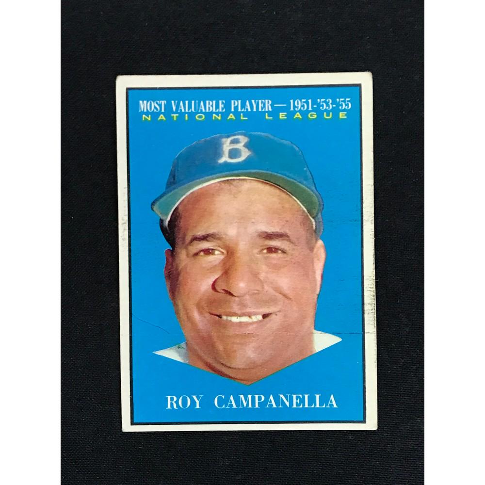 1961 Topps Roy Campanella Mvp: 1961 Topps Roy Campanella Mvp