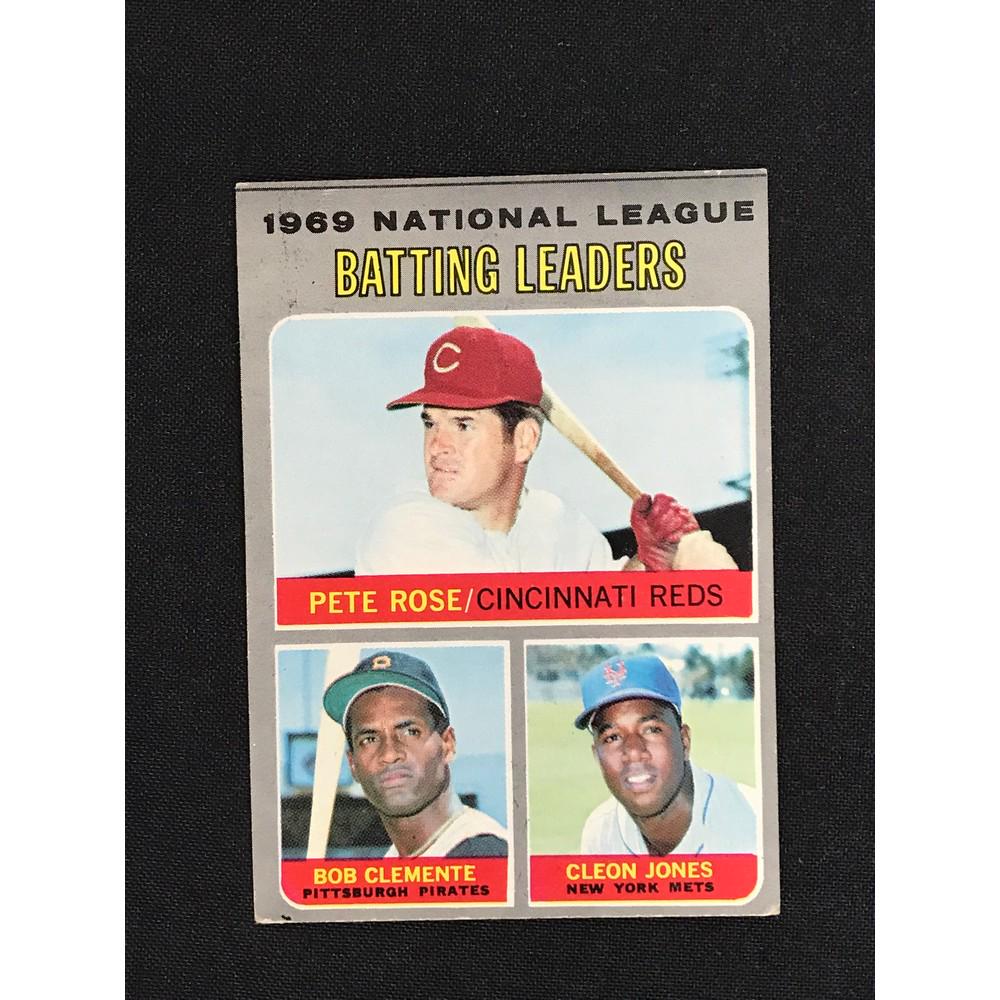 1970 Topps Nl Batting Leaders Rose/clemente: 1970 Topps Nl Batting Leaders Rose/clemente