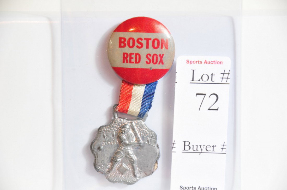 1940's Boston red Sox Pin Fob: 1940's Boston red Sox Pin Fob