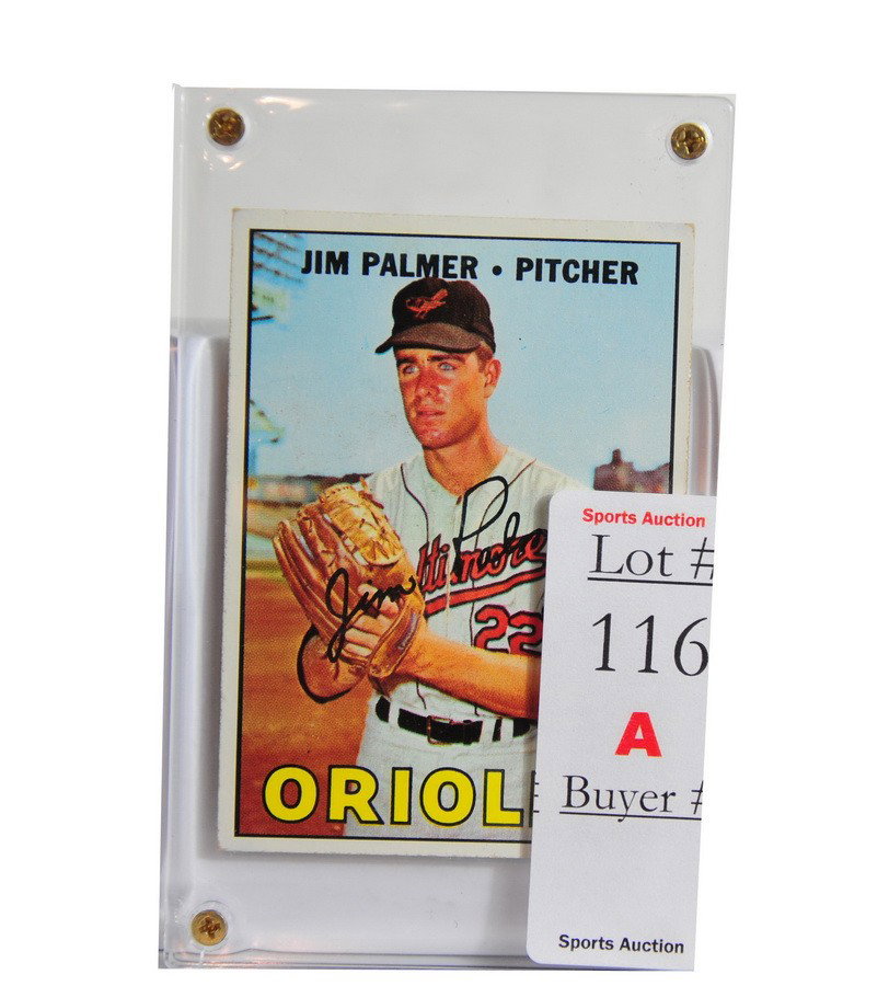 1967 Topps Jim Palmer #475 with good corners and : 1967 Topps Jim Palmer #475 with good corners and good centering