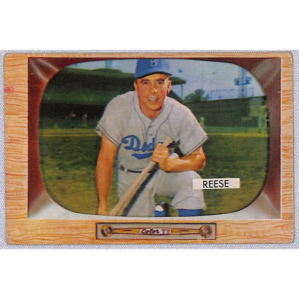 1955 Bowman Pee Wee Reese Crease Free (1 of 2)