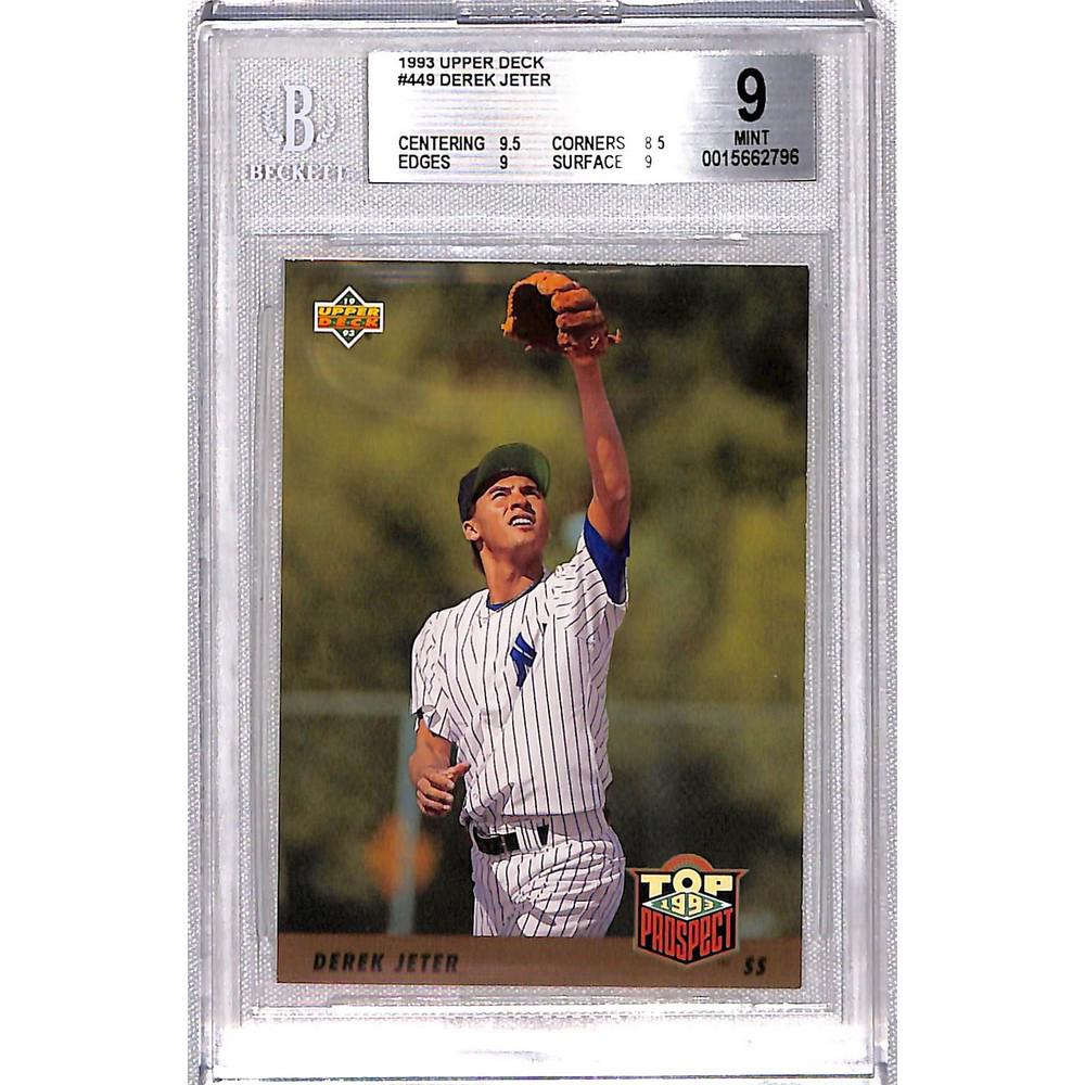 1993 Upper Deck Derek Jeter Rc Bgs 9 (1 of 2)